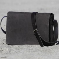 BESACE CUIR BRUN | MUSETTE